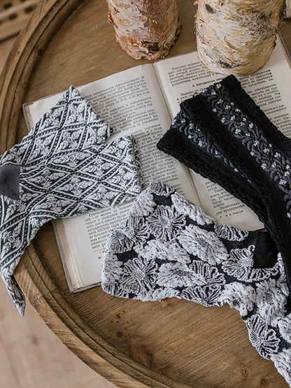 3 Pairs Winter Court Style Lolita Women Socks
