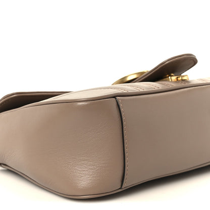 Calfskin Matelasse Small GG Marmont Shoulder Bag Porcelain Rose