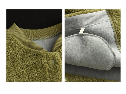 Retro Fashion Soft Lamb Wool Coat