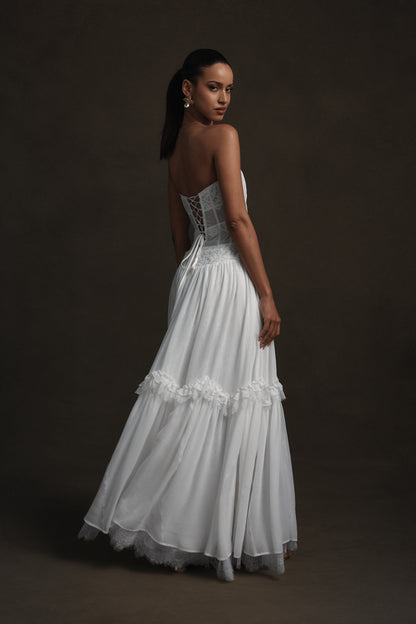 The Sloane Dress in White