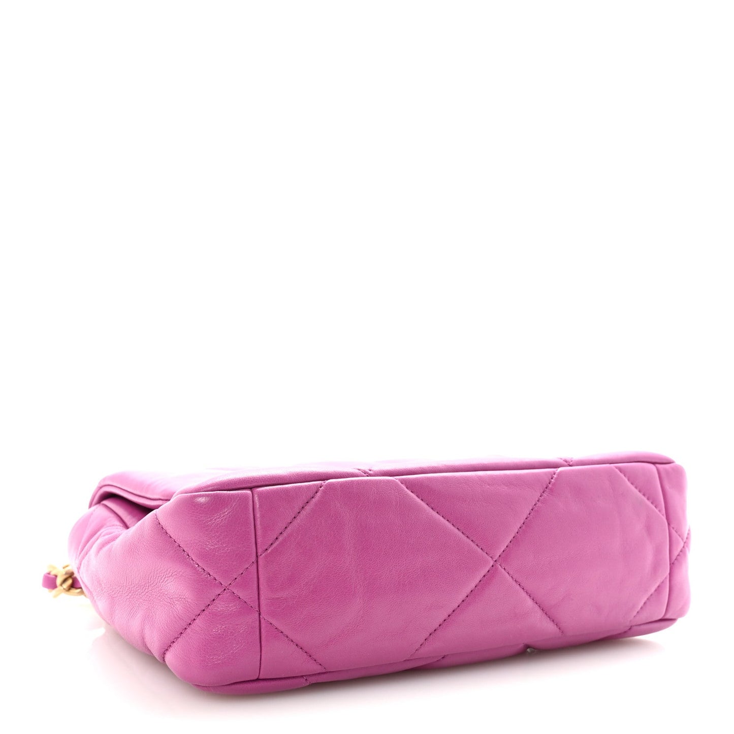 Lambskin Quilted Medium Chanel 19 Flap Purple