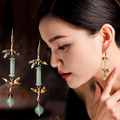Ethnic Retro Art Bamboo Earrings