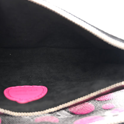 LV X YK Empreinte Multi Pochette Accessories Black Fuchsia