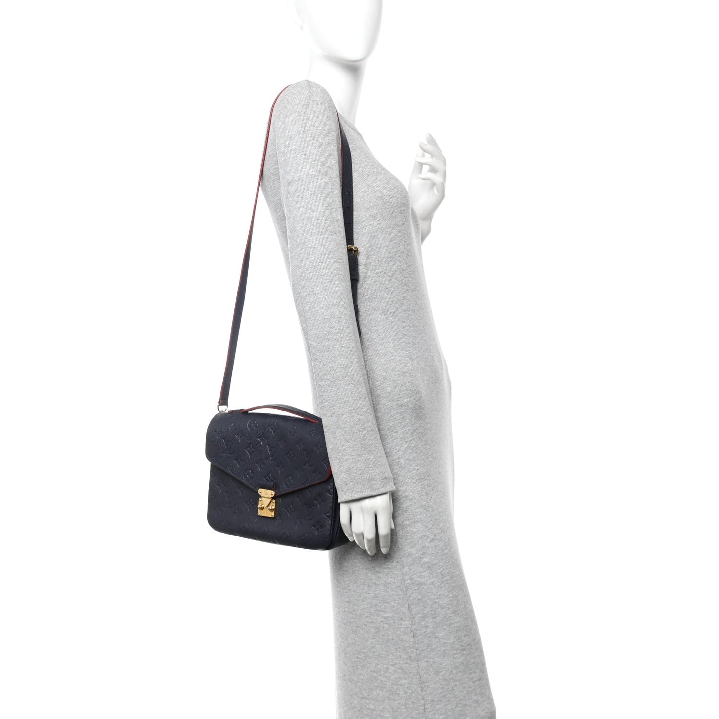 Empreinte Pochette Metis Marine Rouge