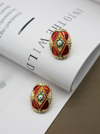 Vintage Women Retro Alloy Earrings