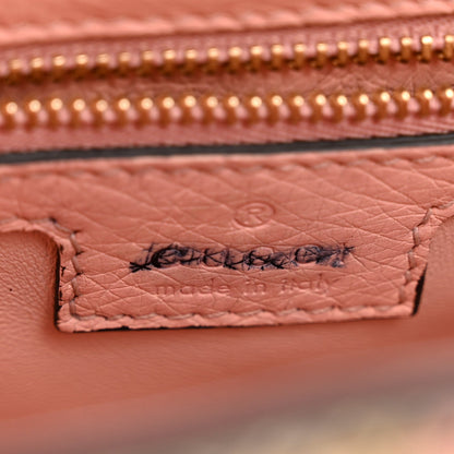 Snakeskin Ostrich Calfskin Small Jackie 1961 Hobo Pink Multicolor