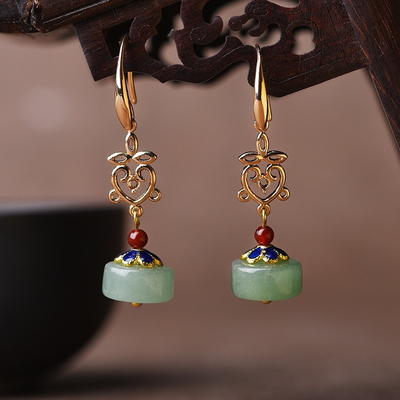 Ancient Style Long Earrings