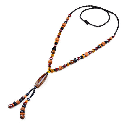 Retro Style Bead Necklace