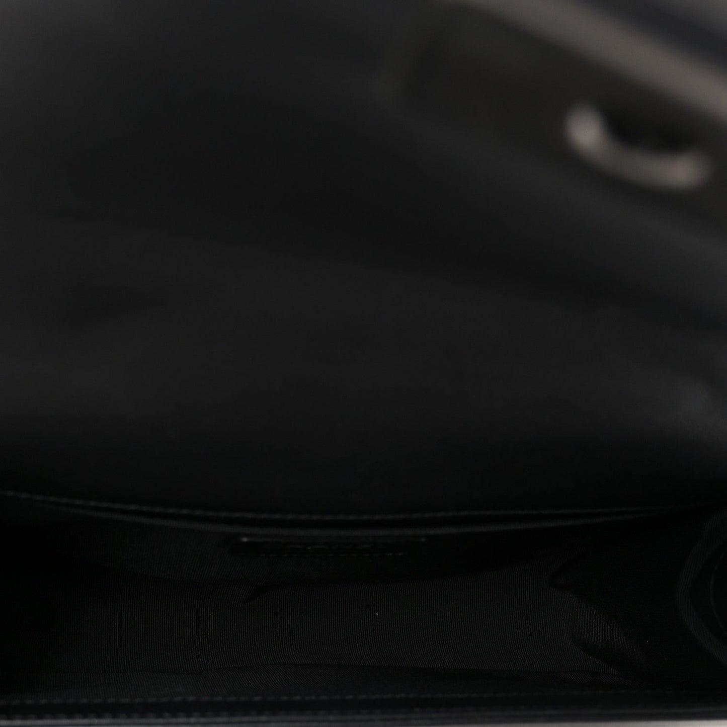 Lambskin Quilted Medium Boy Flap Black