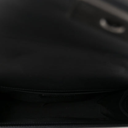 Lambskin Quilted Medium Boy Flap Black