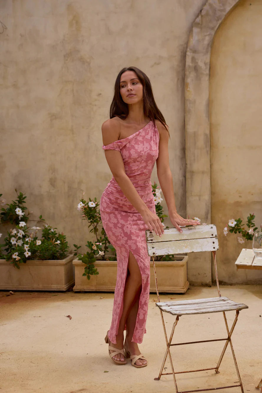 Breeze of Pink Maxi Dress Pink