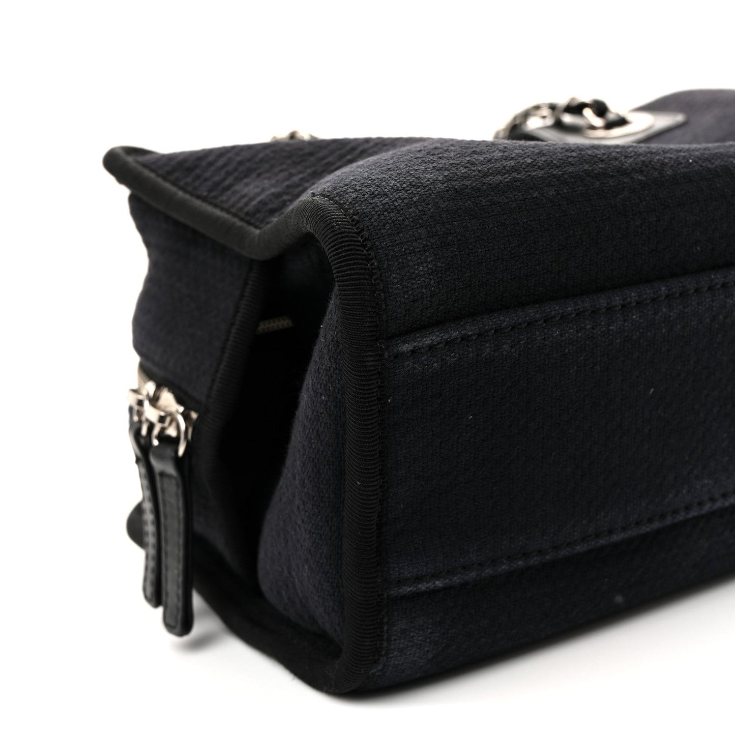 Mixed Fibers Deauville Bowling Bag Black