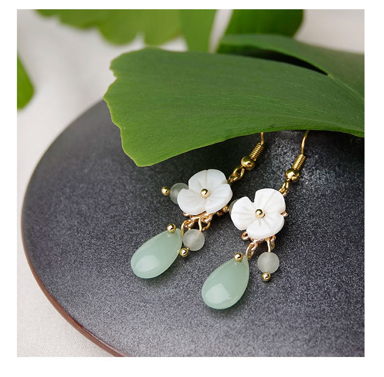 Temperament Retro Earrings Forest Simple Tassel Earrings