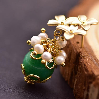 Women Retro Fashion Simple Floral Earrings(2 Pieces)