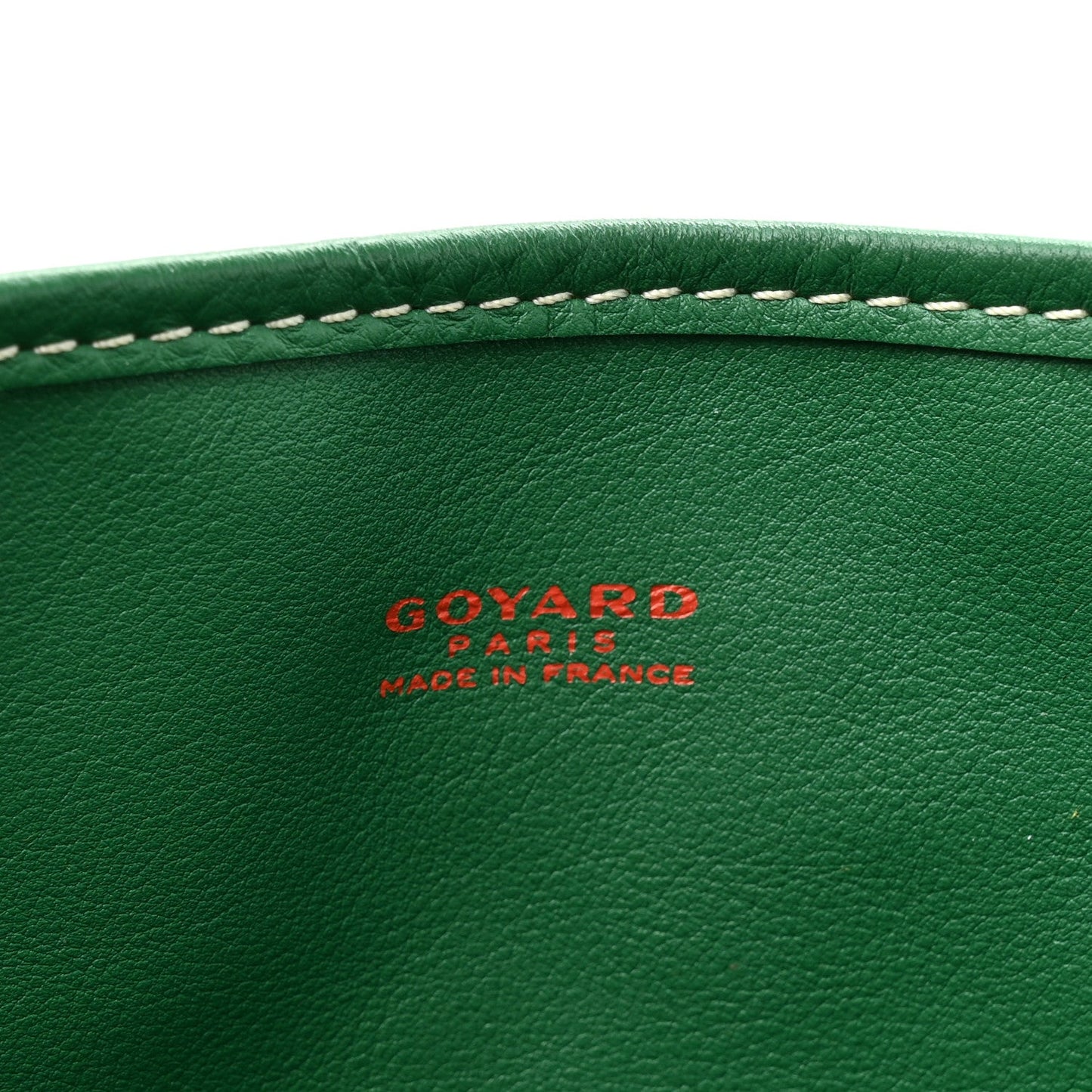 Goyardine Reversible Mini Anjou Green