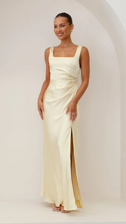 Alaria Maxi Dress - Yellow
