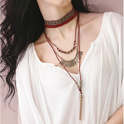 Bohemian Mix And Match Multilayer Necklace