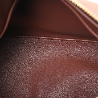 Nappa Lambskin Small Featherlight Puzzle Bag Pecan