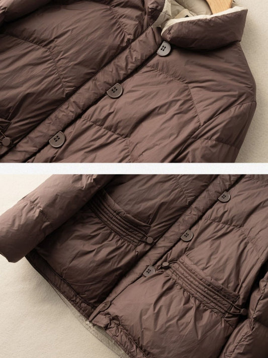 Lightweight And Warm Stand-Up Collar Light Down Jacket