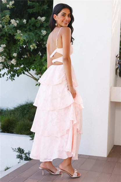 Thriving Now Maxi Dress Blush