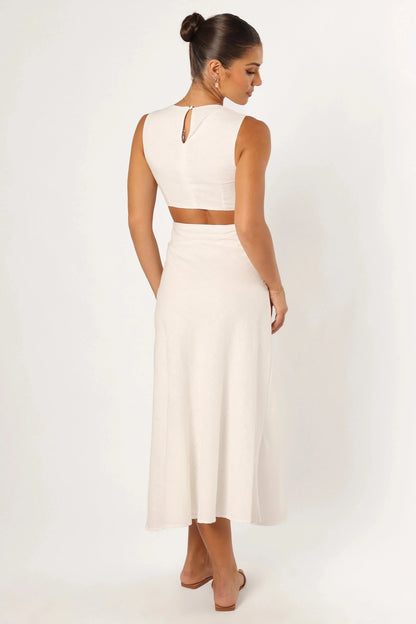 Sola Midi Dress - White