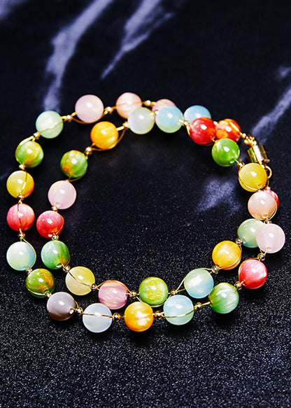 Beautiful Rainbow Crystal Princess Necklace