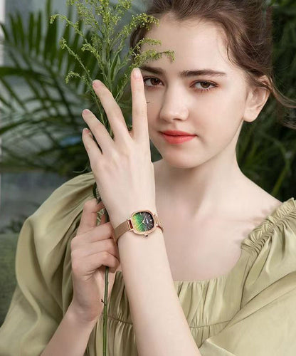 Boutique Green Stainless Steel Quartz Movement Waterproof Watches