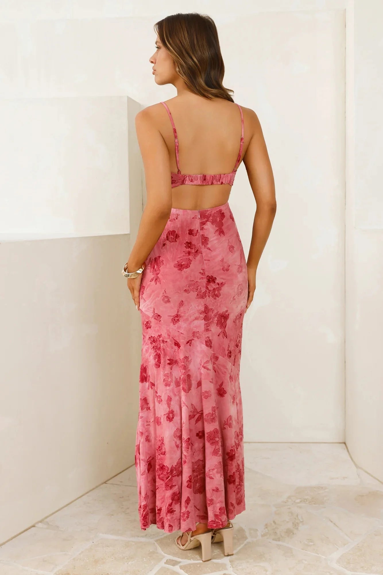 Sun On My Skin Maxi Dress Pink