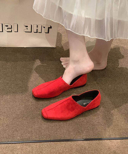 Camel Flat Shoes For Women Faux Leather Women Flat Shoes