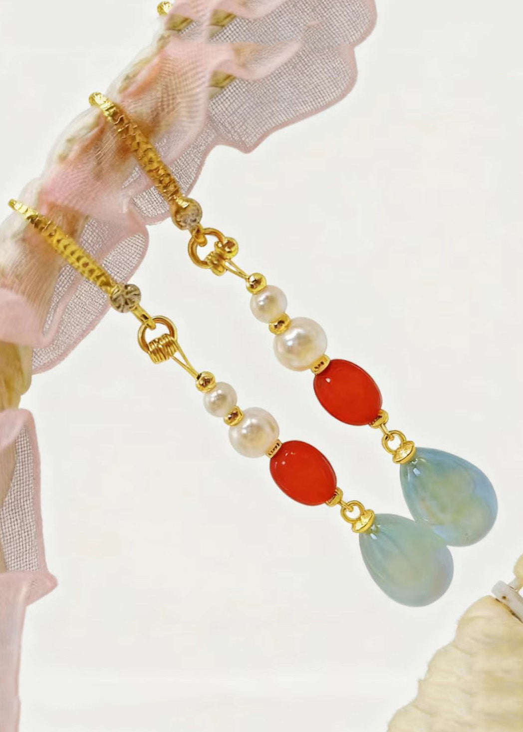 Chic Teardrop Shape Fine Acrylic Drop Earrings