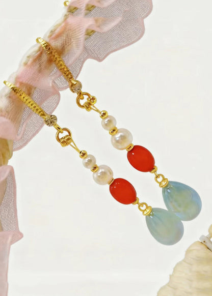 Chic Teardrop Shape Fine Acrylic Drop Earrings