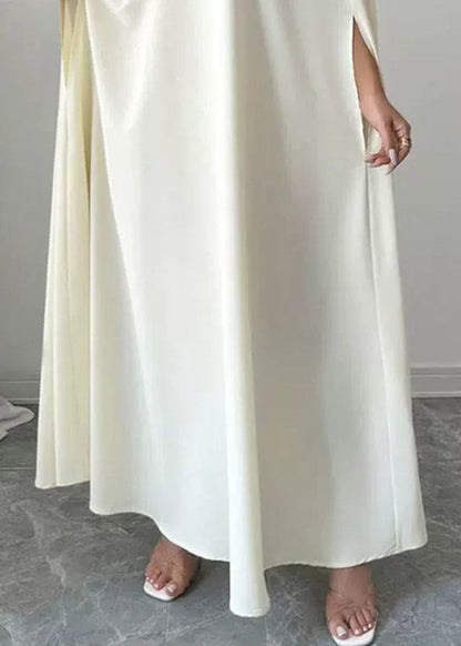 Classy White Tulle Patchwork Floral Maxi Dresses Spring