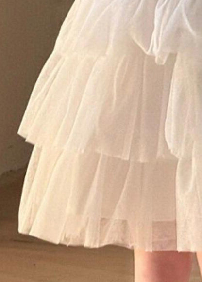 DIY White O-Neck Patchwork Kids Maxi Dress Summer