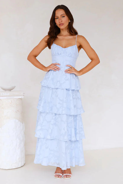 Thriving Now Maxi Dress Blue