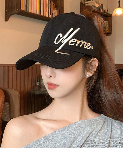 Fashion Khaki Graphic Embroideried Baseball Cap Hat