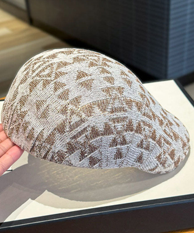 Korean Style Fashion Beige Thin Breathable Breton Hat