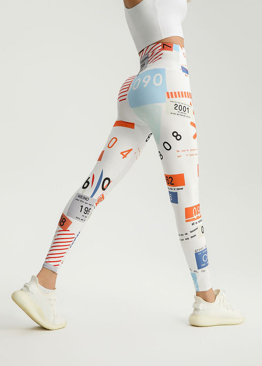 Modern Digit High Waist Capri Surf Leggings