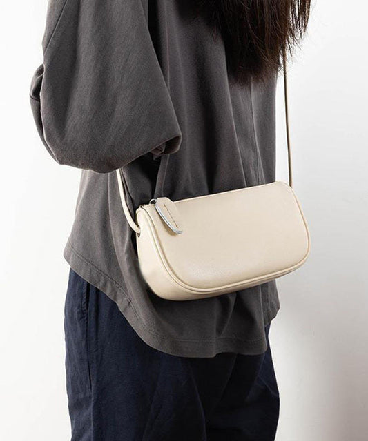 New Casual Coffee Versatile Calf Leather Crossbody Bag