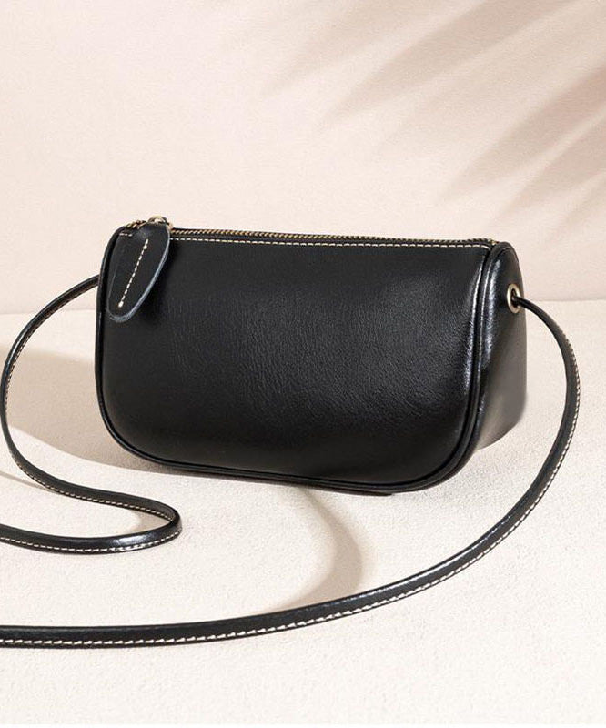 New Casual Coffee Versatile Calf Leather Crossbody Bag