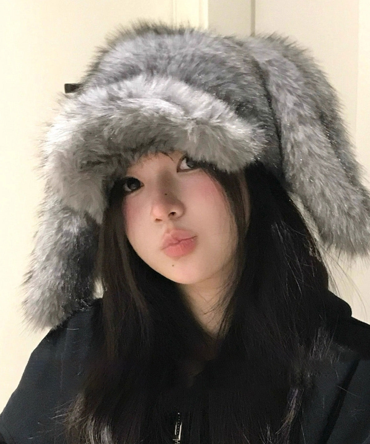 New Korean Cute Brown Warm and Versatile Plush Hat