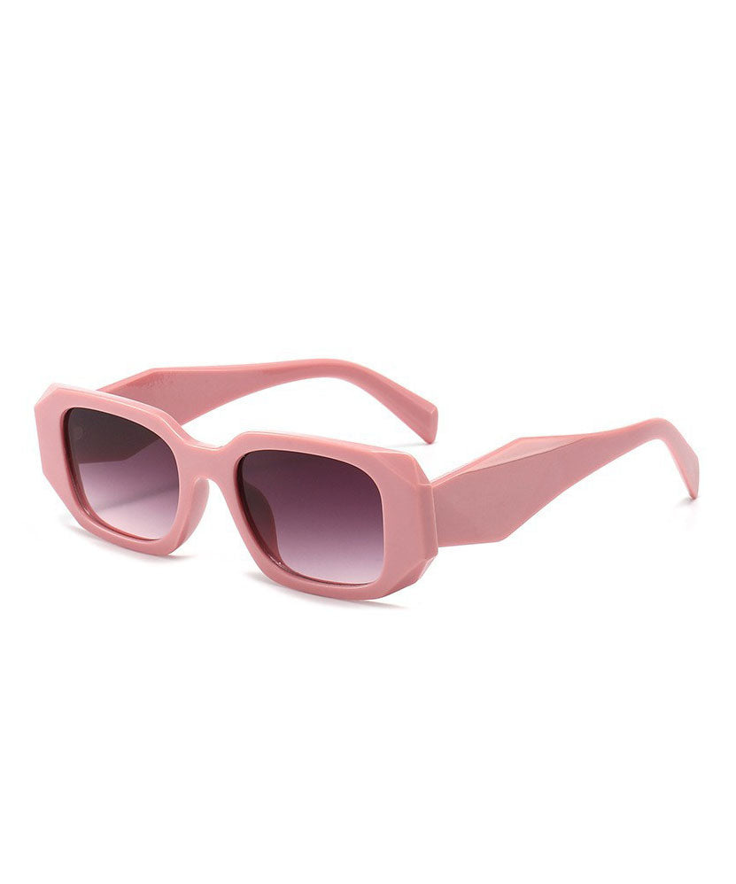 New White Polygonal Fashion Sunglasses