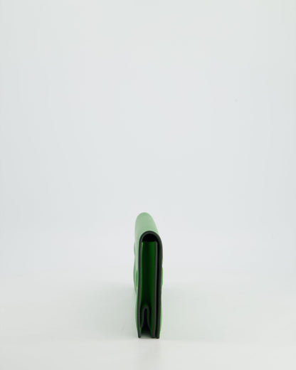 Hermès Birkin Cut Shadow Bag In Vert Yucca Swift Leather