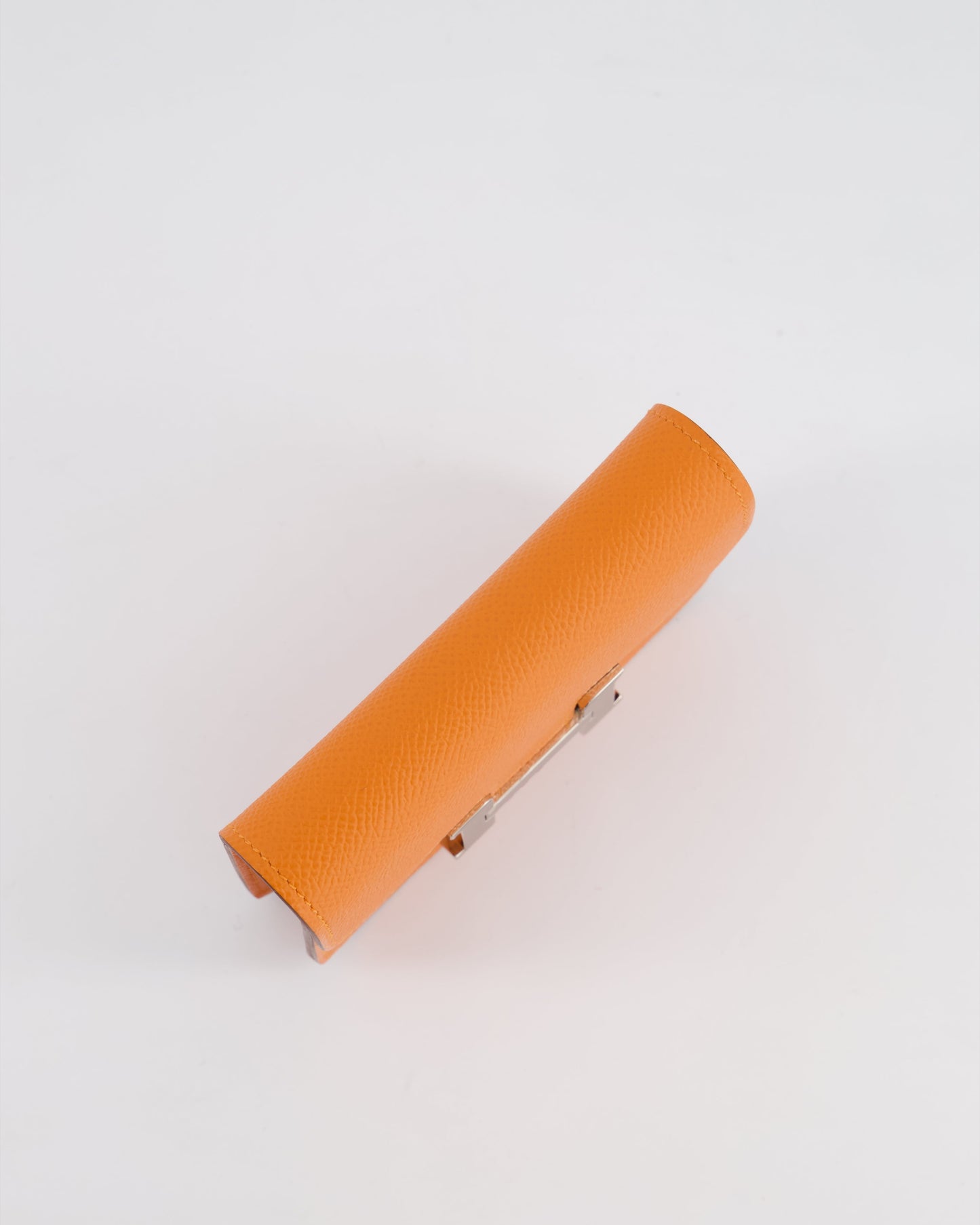 Hermès Constance Slim Belt Wallet Bag in Orange Epsom Leather with Palladium Hardware