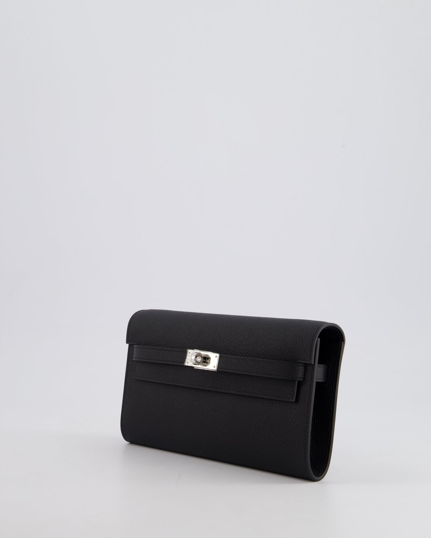 Hermès Kelly To Go Bag in Noir Epsom Leather with Palladium Hardware