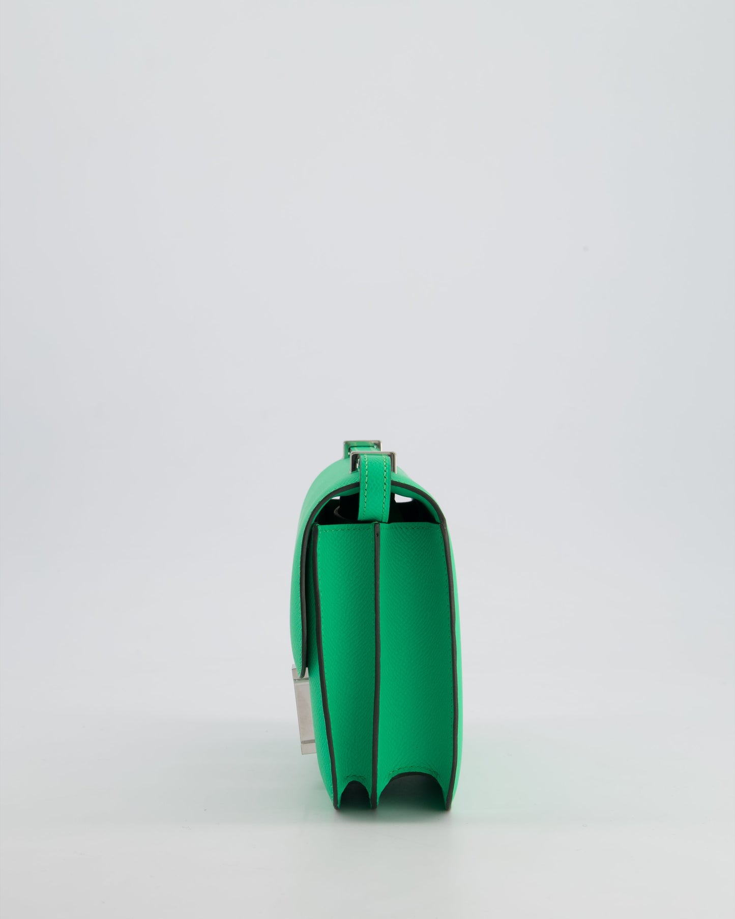 *RARE COLOUR* Hermès Constance III Mini Miroir 18cm Bag in Vert Comics Epsom Leather with Palladium Hardware