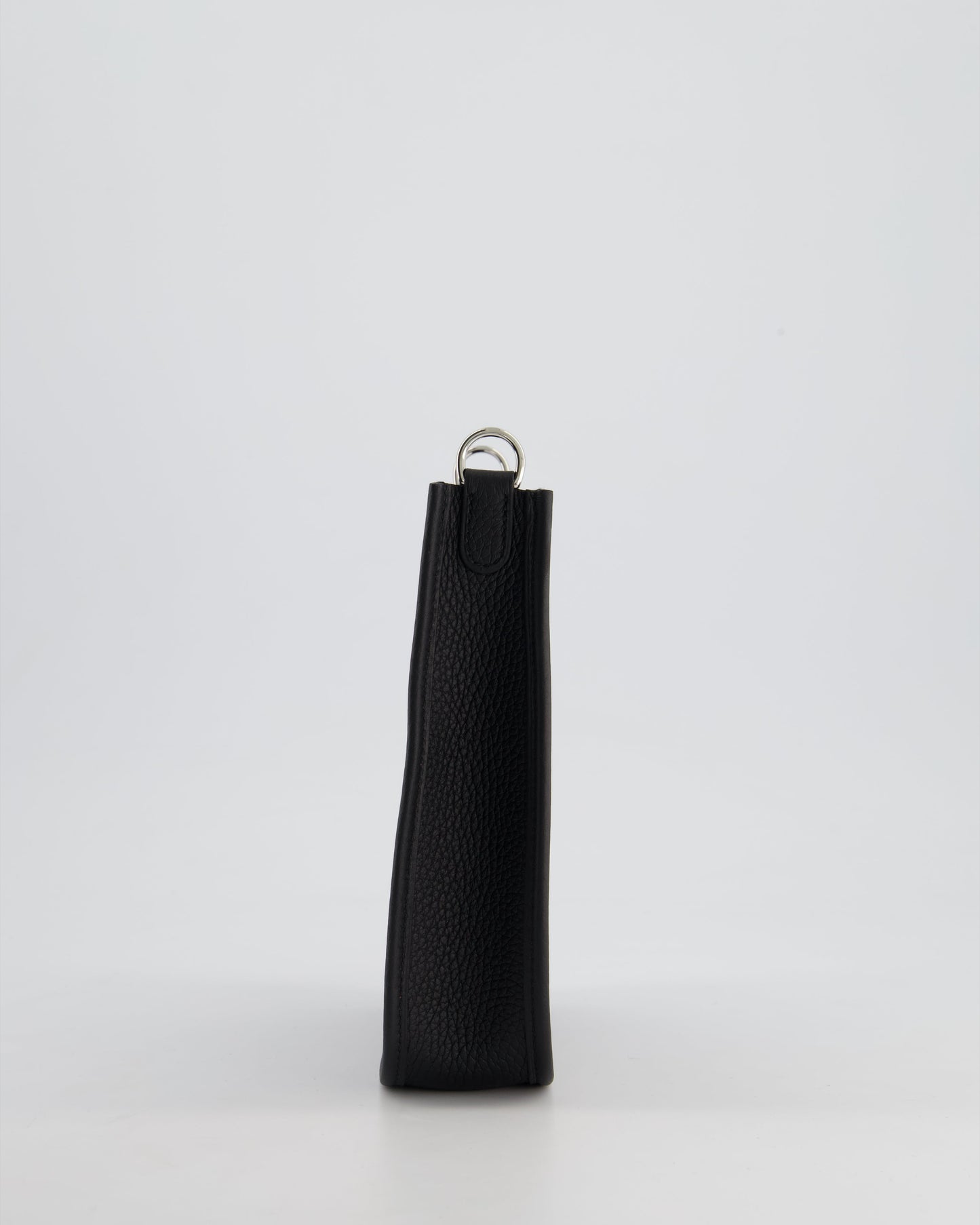 *HOT* Hermès Mini Evelyne 16 Bag in Noir Clemence Leather with Palladium Hardware