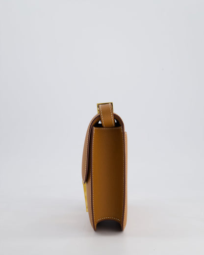 Hermès Constance III Miroir 24cm Bag in Gold Epsom Leather with Gold Hardware