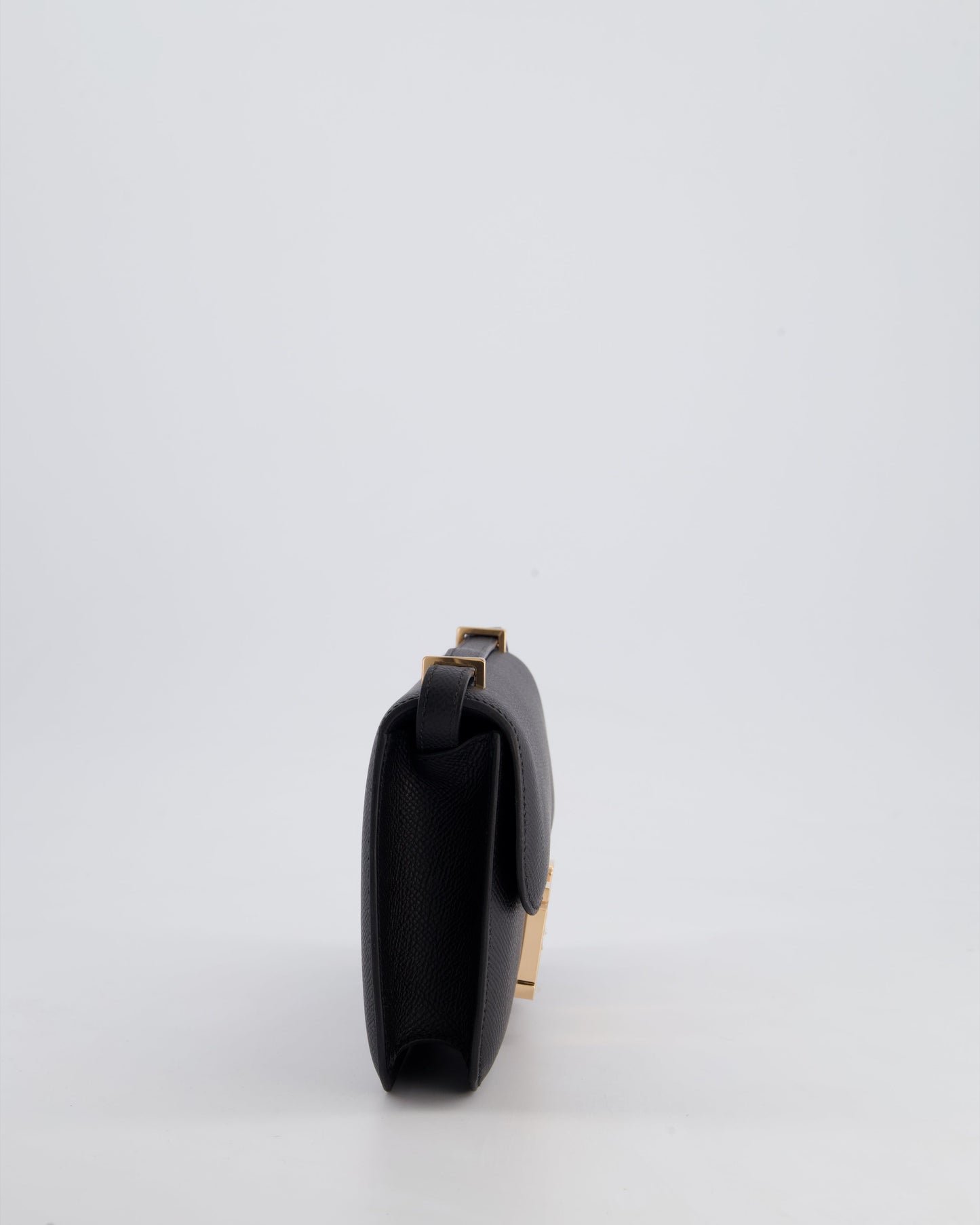 *NEW RELEASE* Hermès Constance 1-Elan Miroir Bag in Noir Epsom Leather with Rose Gold Hardware
