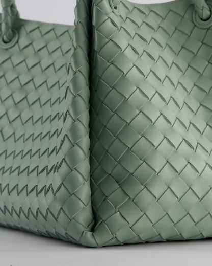 Bottega Veneta New Sauge Large Parachute Intrecciato Bag with Gold Hardware RRP £4,870