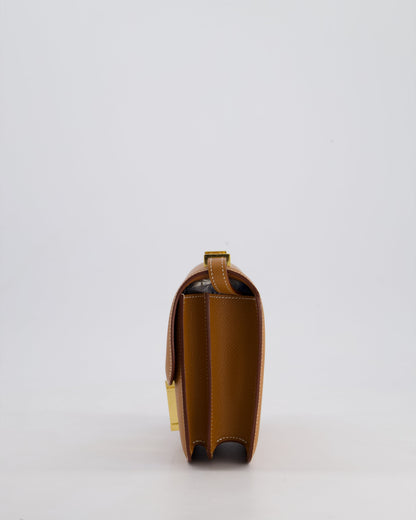 *HOT* Hermès Constance III Mini 18cm Miroir Bag in Gold Epsom Leather with Gold Hardware